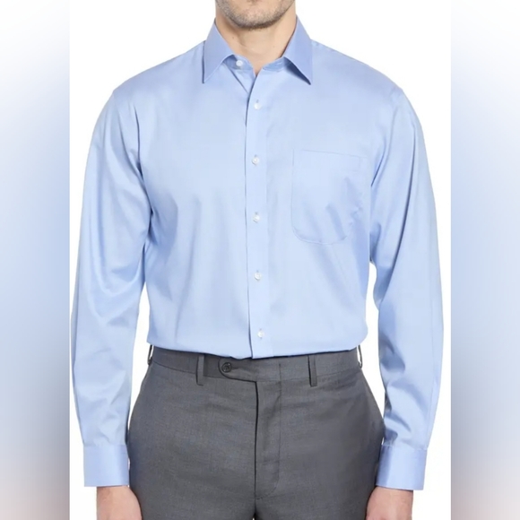 NORDSTROM, Traditional Fit Non-Iron Dress Shirt, NEW, never worn - Picture 1 of 3